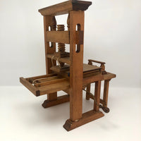 Gutenberg Printing Press Vintage Wooden 1:10 Scale Kit Model