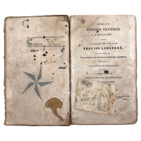 Charles Wilet's 1846 English Grammar Book with Drawings