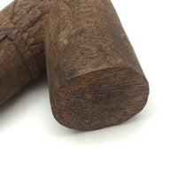 Old Carved Ladies Leg (Large Pipe Tamper?)