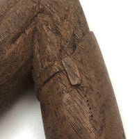 Old Carved Ladies Leg (Large Pipe Tamper?)
