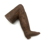 Old Carved Ladies Leg (Large Pipe Tamper?)