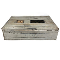 Circa 1920s Metal Egg Shipping Crate (Two Dozen)