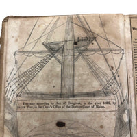 Charles Wilet's 1846 English Grammar Book with Drawings