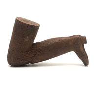 Old Carved Ladies Leg (Large Pipe Tamper?)