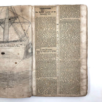 Charles Wilet's 1846 English Grammar Book with Drawings