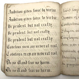 Samuel Gifford 1831 Writing and Calligraphy Practice School Notebook
