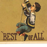 Soapine French Laundry Soap "Best of All" 1880s Trade Card
