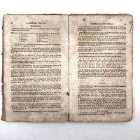 Charles Wilet's 1846 English Grammar Book with Drawings