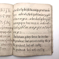 Samuel Gifford 1831 Writing and Calligraphy Practice School Notebook