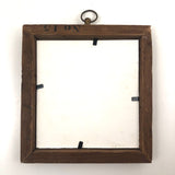 Antique Pencil Drawing of Louse in Lemon Gold Frame