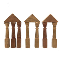 Lovely Large Antique Set of Wooden Building Blocks in Original Box