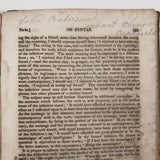 Charles Wilet's 1846 English Grammar Book with Drawings