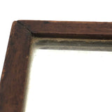 Beautiful, Earlyish 19th c. Walnut Framed Small Folk Mirror
