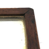 Beautiful, Earlyish 19th c. Walnut Framed Small Folk Mirror