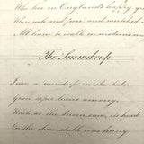 Samuel Gifford 1831 Writing and Calligraphy Practice School Notebook