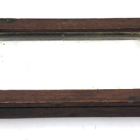 Beautiful, Earlyish 19th c. Walnut Framed Small Folk Mirror