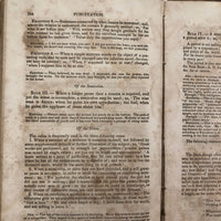 Charles Wilet's 1846 English Grammar Book with Drawings
