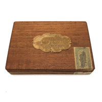 Old Cigar Box with Two Hand-forged Steel Strikers Plus Flint