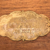 Old Cigar Box with Two Hand-forged Steel Strikers Plus Flint