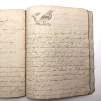 Samuel Gifford 1831 Writing and Calligraphy Practice School Notebook