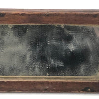 Beautiful, Earlyish 19th c. Walnut Framed Small Folk Mirror