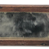 Beautiful, Earlyish 19th c. Walnut Framed Small Folk Mirror