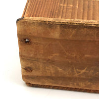 Lovely Large Antique Set of Wooden Building Blocks in Original Box