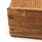 Lovely Large Antique Set of Wooden Building Blocks in Original Box