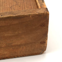 Lovely Large Antique Set of Wooden Building Blocks in Original Box