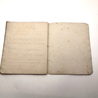 Samuel Gifford 1831 Writing and Calligraphy Practice School Notebook