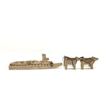 Inuit Miniature Dog Sled with Figure and Seals