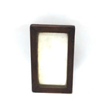 Beautiful, Earlyish 19th c. Walnut Framed Small Folk Mirror