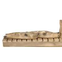 Inuit Miniature Dog Sled with Figure and Seals