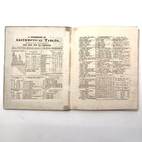 Samuel Gifford 1828 British Math School Notebook (1) with Fraktur Writing
