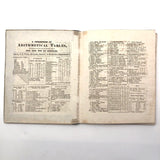 Samuel Gifford 1828 British Math School Notebook (1) with Fraktur Writing