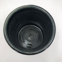 West German Handthrown Mid-Century Signed Pottery Goblet with Harlequin Pattern