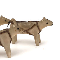 Inuit Miniature Dog Sled with Figure and Seals