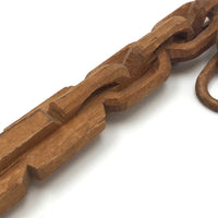 Deconstructed (or Partially Carved) Wooden Whimsy Chain