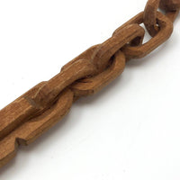Deconstructed (or Partially Carved) Wooden Whimsy Chain