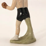 Hand-painted German Porcelain Boxing Figure