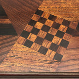 Striking Japanese Yosegi Zaiku Marquetry Lacquer Box