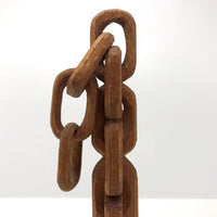 Deconstructed (or Partially Carved) Wooden Whimsy Chain