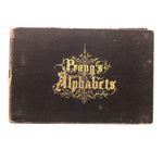 Prang's Alphabets Plain and Ornamental, 1870 (Complete, Pages Loose, Plus Drawings)