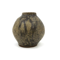 Earthy Presumed Mid Century Japanese Signed Studio Pottery Vase