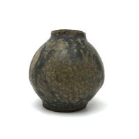 Earthy Presumed Mid Century Japanese Signed Studio Pottery Vase
