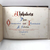 Prang's Alphabets Plain and Ornamental, 1870 (Complete, Pages Loose, Plus Drawings)