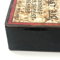 Beautifully Distressed Old Canadian National Railways First Aid Kit Tin Box