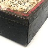 Beautifully Distressed Old Canadian National Railways First Aid Kit Tin Box