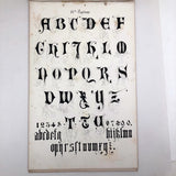 Prang's Alphabets Plain and Ornamental, 1870 (Complete, Pages Loose, Plus Drawings)