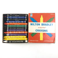 Extra Full Box of 1950s Milton Bradler Crayrite Crayons